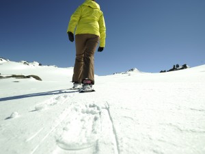 Snow Shoeing. Great views, something new...