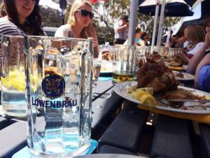 Lowenbrau is the beer to drink at Oktoberfest