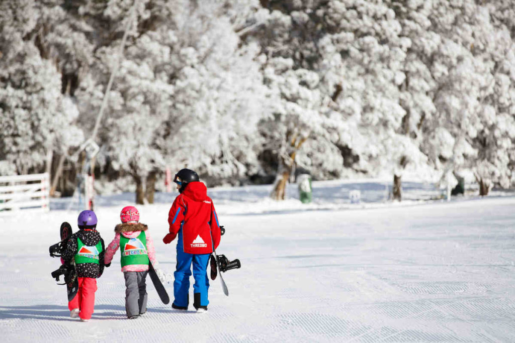 KIds and Snow go hand in hand